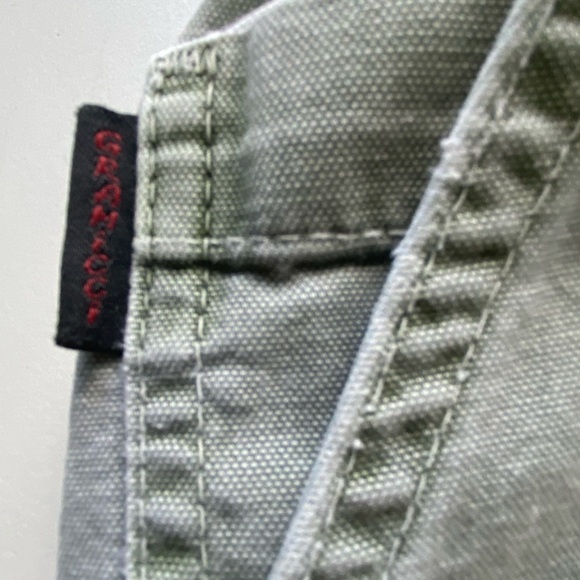 Vintage Gramicci Climbing Pants Large Green Tie Waist Hiking Y2K Gorpcore USA - Picture 6 of 13